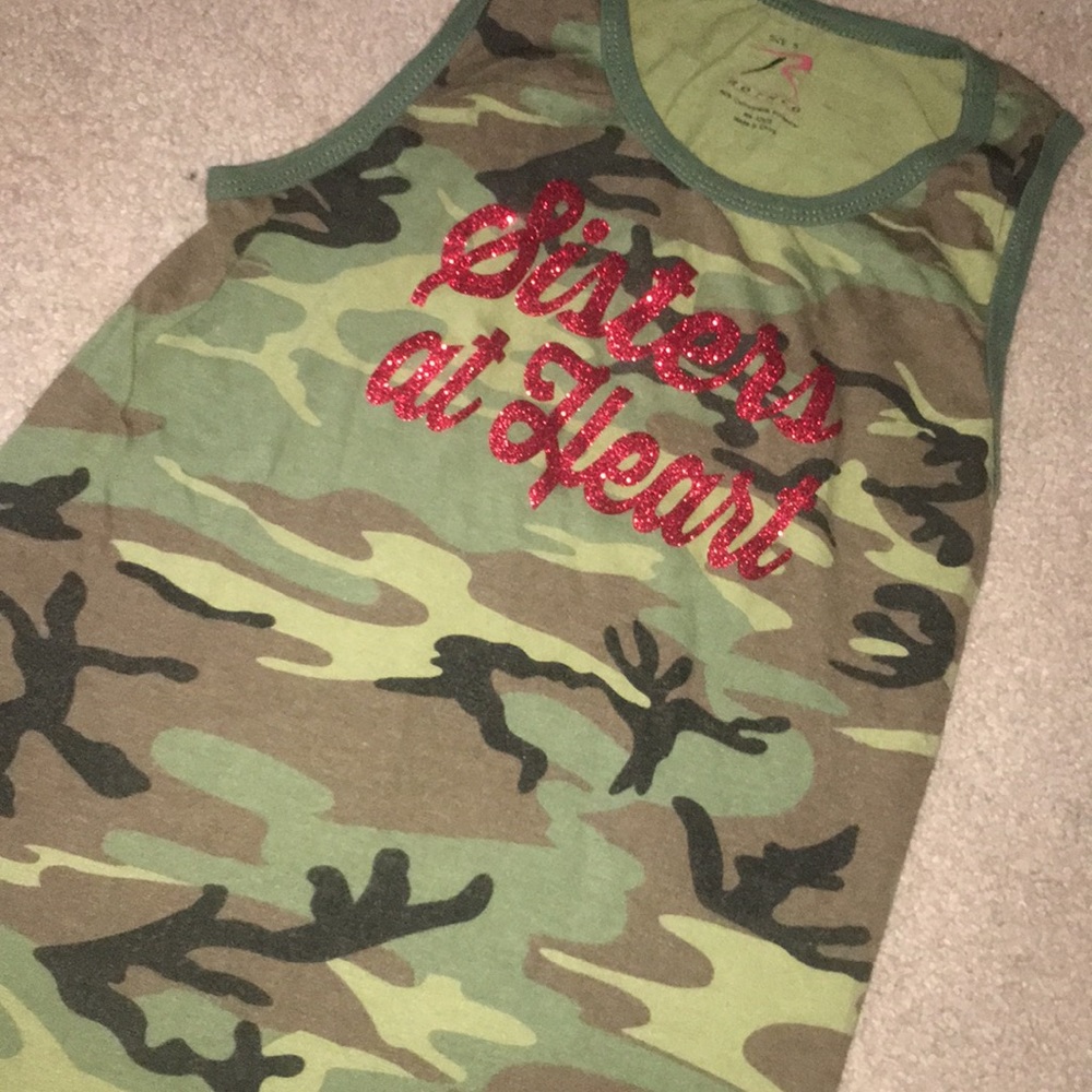 2016 panthers “sisters at heart” tank top